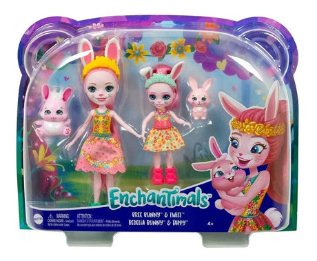 Enchantimals Set Muñeca Con Su Hermanita Hcf79 Mattel