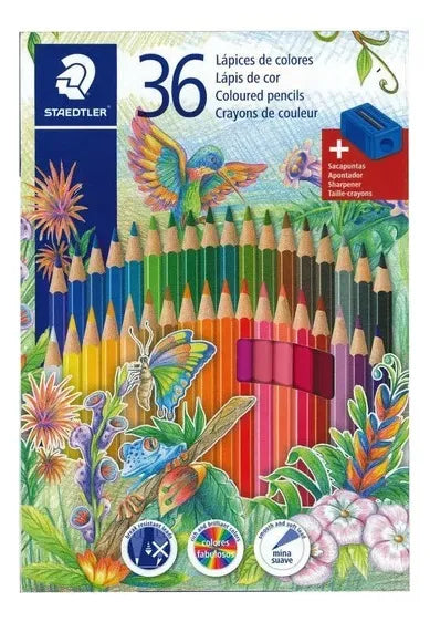 Lapices Staedtler Carton x36U + Sac 143 CD36LZ COLSTX36S