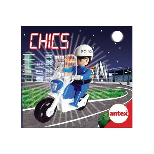 Chics Moto de policia 9909