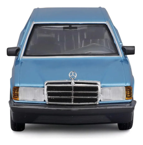 Bburago 1:24 Mercedes-Benz E190 1987 Azul/Rojo 18-21103