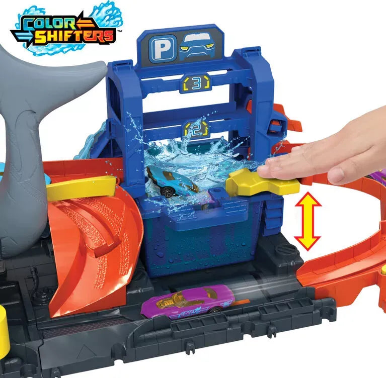 Hot Wheels City Pista Shark Car Wash HTN82