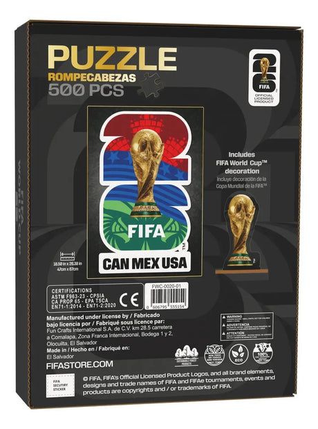 Rompecabezas Puzzle Fifa 500 Pzs + Copa Mundial Fwc-0020-01