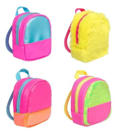 Combo x 6 Real Littles Neon Backpack Mini Mochila 005170 25589