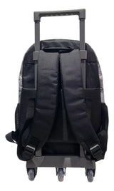 Combo Escolar Mochila 18p + Lunchera Chill Out Zykl002 Shine Negro