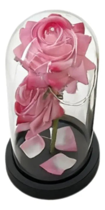 Flor Artificial Capsula Con Luz 21cm Kl793
