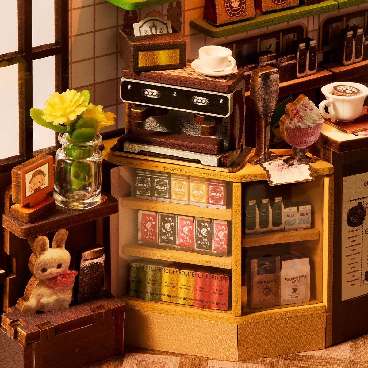 Robotime Rolife Holiday Café TGB15