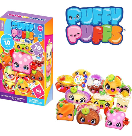 Puffy Puffs Pack 10 Personajes 3D S1003