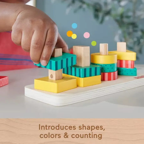 Fisher Price Wooden Shape Stacker HXV05