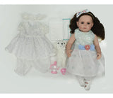 Muñeca Newborn 55 cm con Cabello y Accesorios S43542
