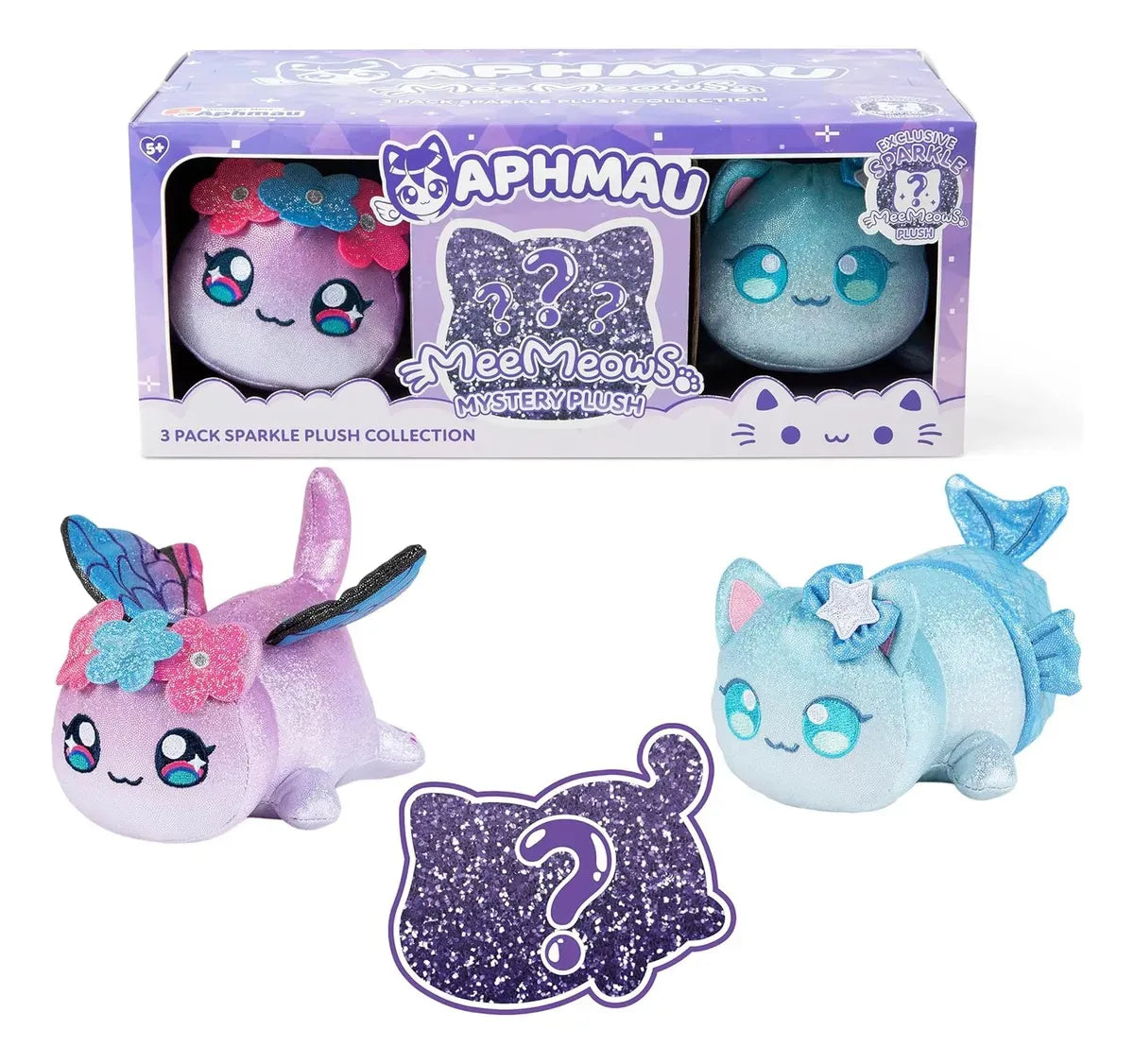 Aphmau Original Peluche Pac X3 15cm Sparkle Carnival 60203