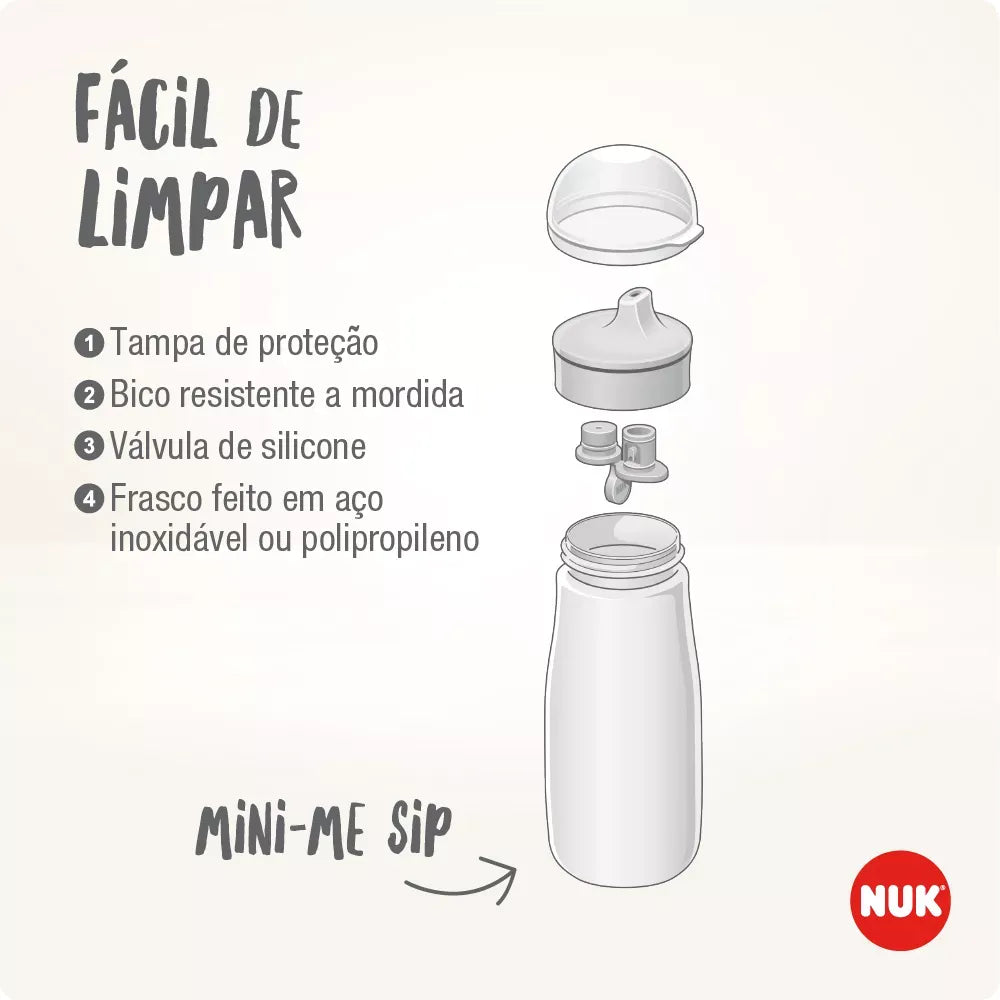 Nuk Vaso Mini-Me Sip 300ml Rosa +9m 10225323