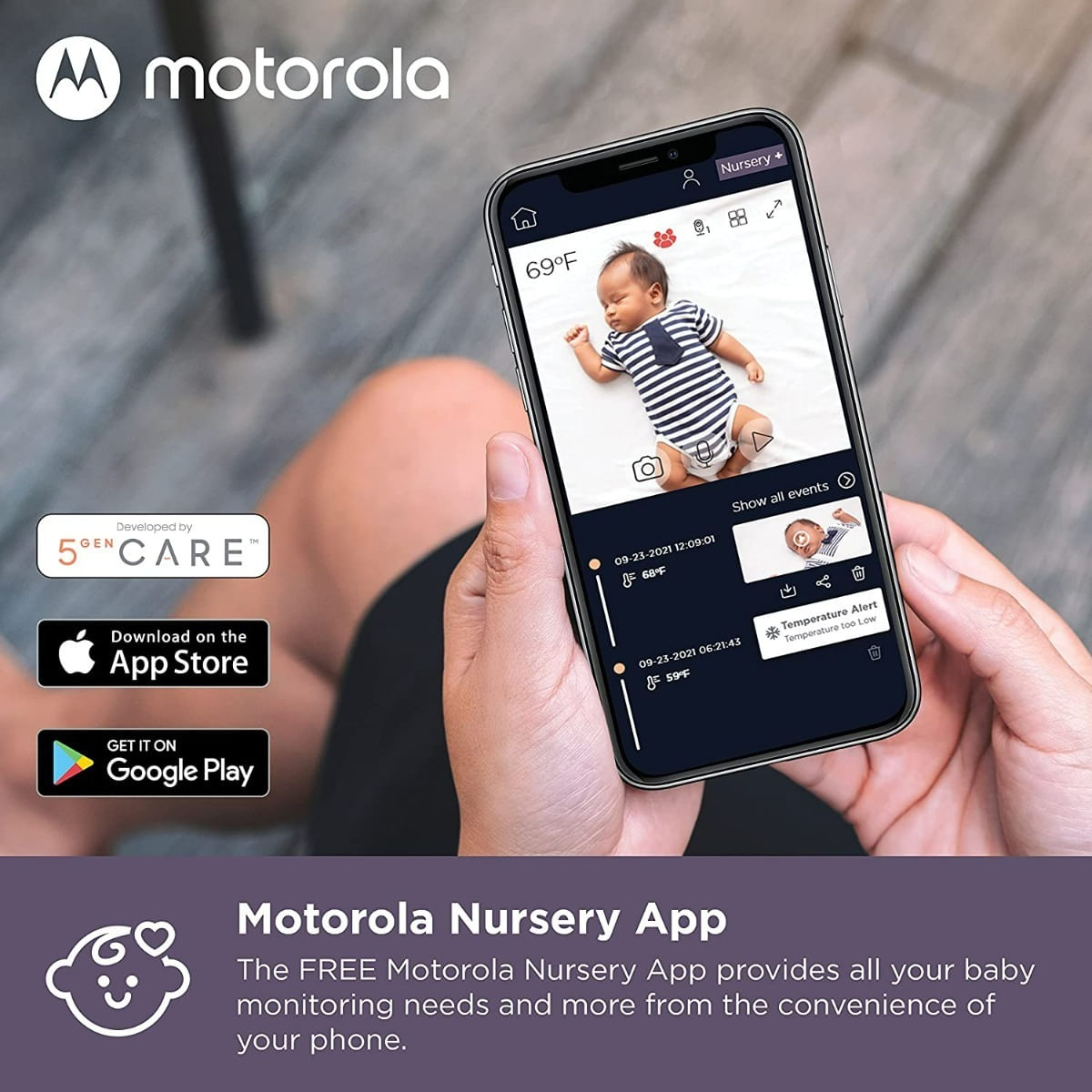 Motorola Baby Call Connect Pantalla 4.3 Y Wifi Vm44