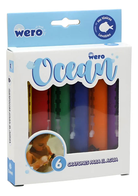 Wero Caja Crayones Para Agua Ocean WE4191