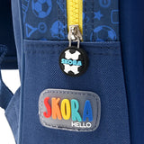 Mochila C/Luz Petit Termoformada Futbol Azul 12p 22x30x10cm 41320