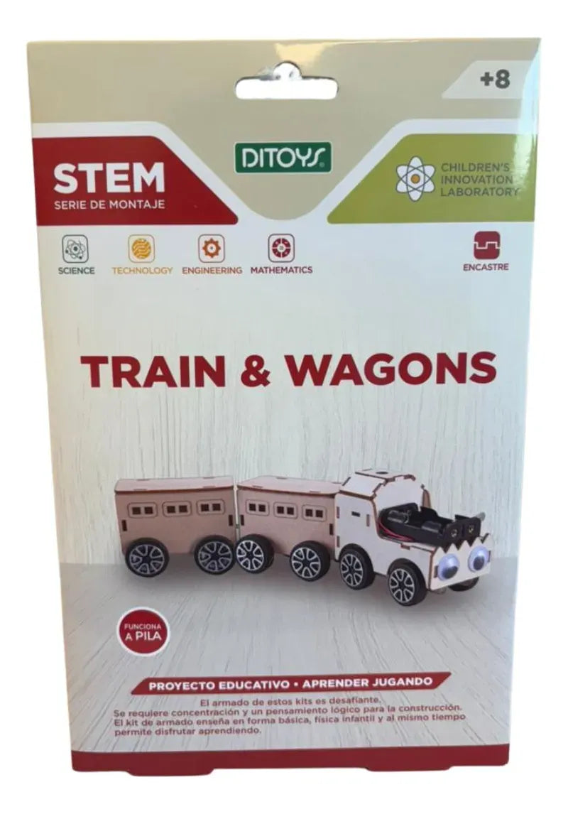 Stem Proyecto Educativo Kit Para Armar Rojo 2989 Ditoys