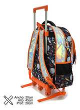 Phi Phi Mochila con carro de 18" Astronauta 125509