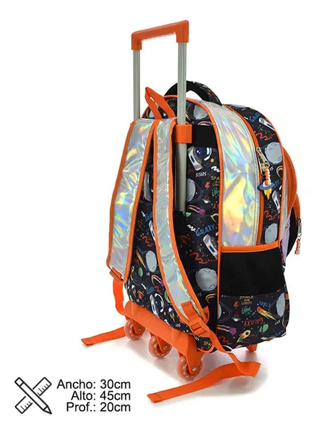 Phi Phi Mochila con carro de 18" Astronauta 125509