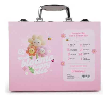 Chimola Set De Arte Valija 2 Niveles Bee ST140