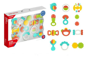 Set De Regalo Sonajeros Y Mordillos 12 Pzas 1862384