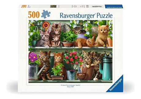 Ravensburger Puzzle 500 Pzs Cats On The Shelf 12000205