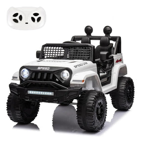 Auto A Bateria Todo Terreno Blanca HM6588
