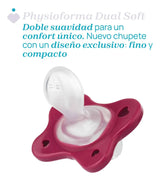 Chico Chupete Ph Dual Soft Silicona Rosa 6-16m 2ud 7308751