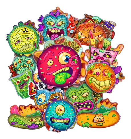 Pukey Puffs Pack 10 Personajes 3D S1007