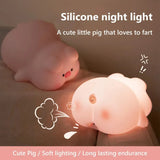 Velador Infantil Usb Recargable Cerdito KL317 Shine