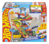 Hot Wheels City Pista Garage de Acrobacias JHL94