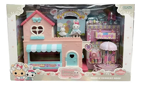 Bunny Boutique Candy's World Tienda de comida y postres con accesorios 2559