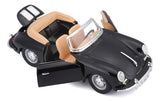 Bburago 1:24 Porsche 356 Cabriolet Negro 18-22078