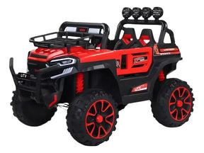 Auto A Bateria Jeep Todo Terreno Roja DLX-6188