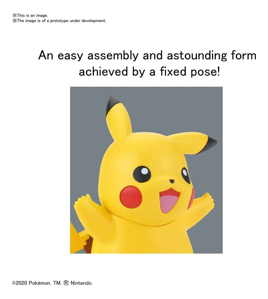 Bandai Hobby Pokemon Quick 01 Pikachu Model Kit 2541922