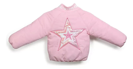 Chimola Campera Bomber Star Talle 12 Pink J05
