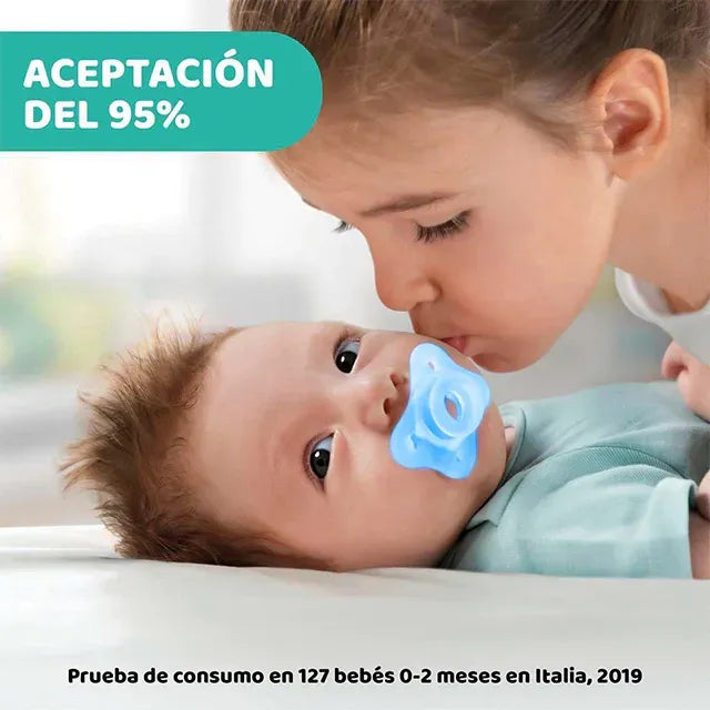 Chicco Chupete Physio Mini Soft Azul 0-2m 2ud 7328921