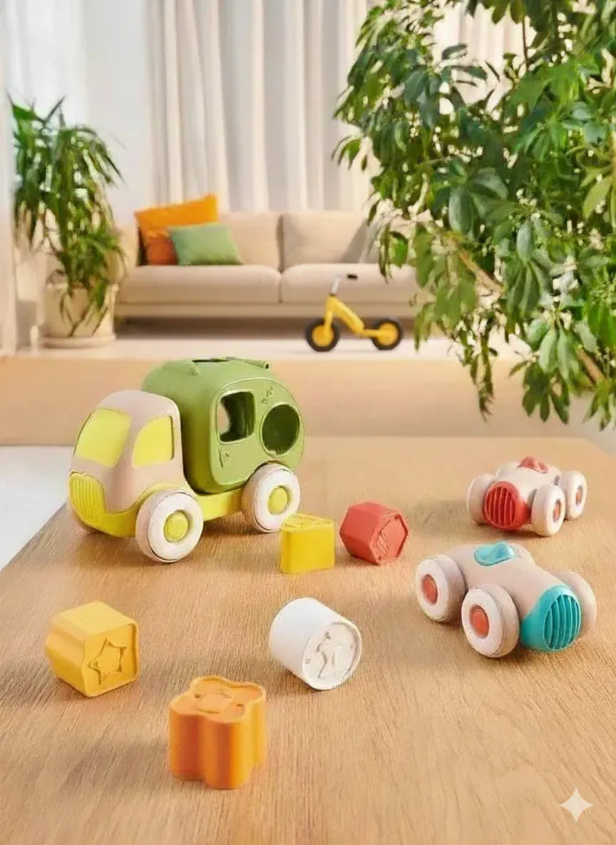 Chicco Racer Cars & Recycling Lorry Pack x3 Eco+ 12356