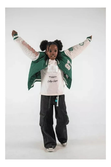 Campera Bomber Uma Green J02 T8