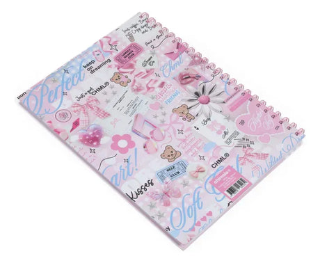 Chimola Cuaderno A4 Espiralado Collection Pink ST19