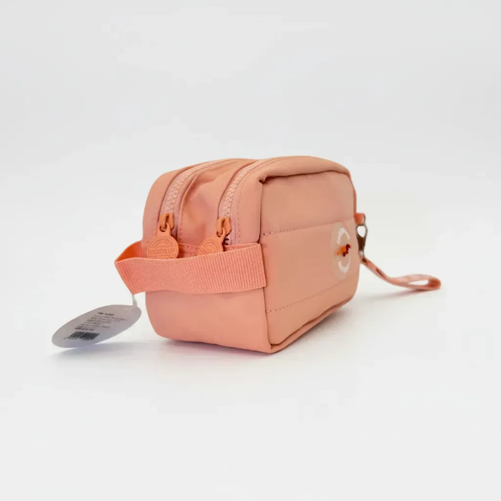 Cartuchera Escolar Doble Cierre Sl2505r Kinderland Rosa