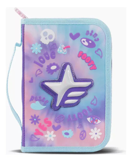 Footy Cartuchera rigida con un cierre Hologram Star F61074.01.UNICO