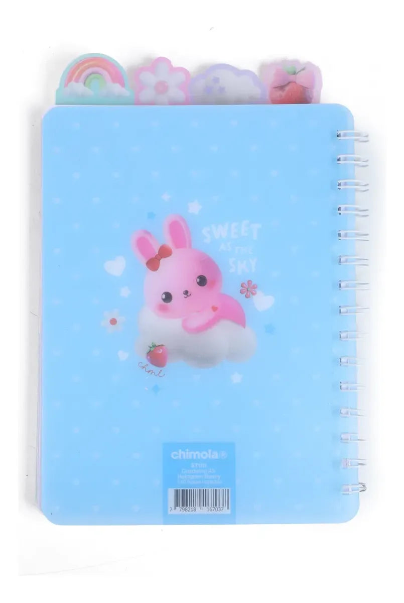 Chimola Cuaderno A5 Hologram Bunny ST101