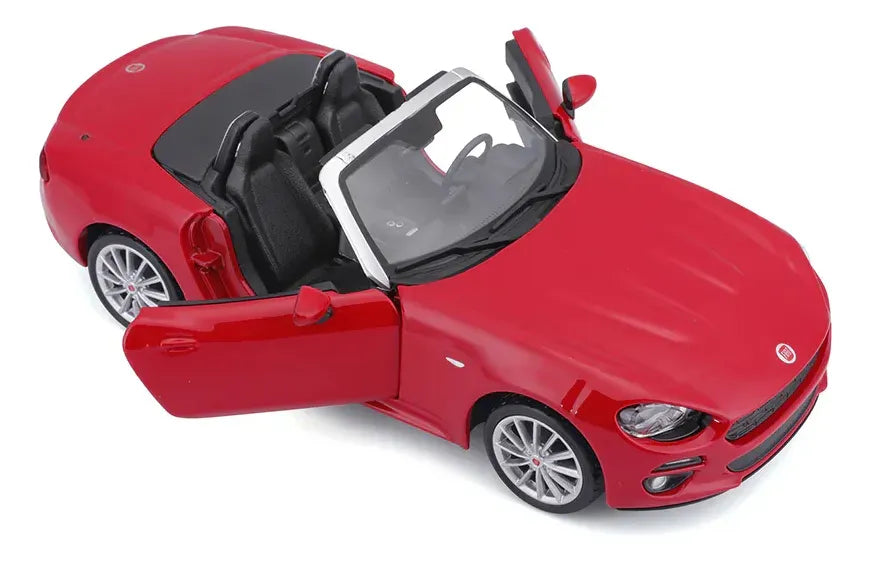 Bburago 1:24 Fiat 124 Spider Rojo Metalizado 18-21083