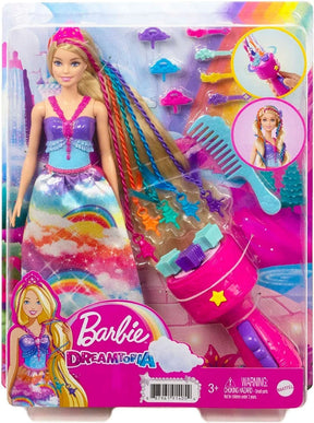 Barbie Muñeca Princesa Dreamtopia Con Trenzador Gtg00 Mattel