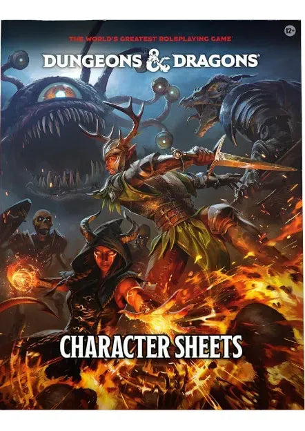 Dungeons & Dragons 5ta Character Sheets 2024 29-3037