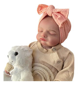 Muñeca Newborn 45 cm con Cabello, Moño y Accesorios S43519