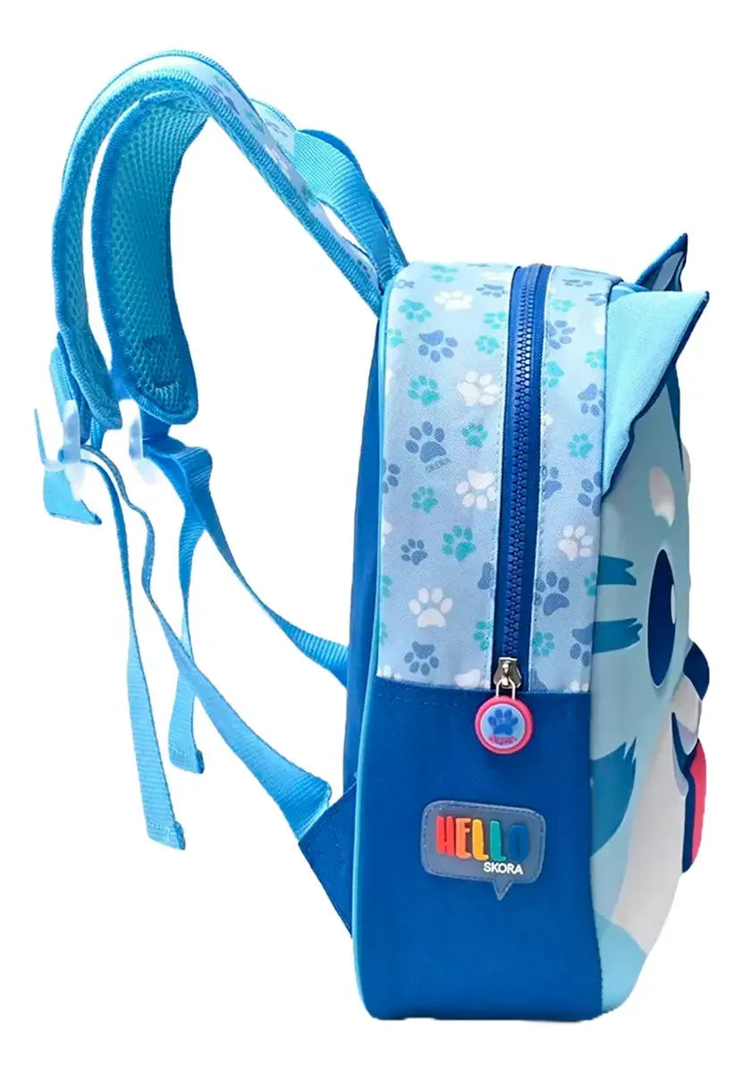 Mochila C/Luz Kawaii Kori Termoformada 22x30x10cm 12P 41308