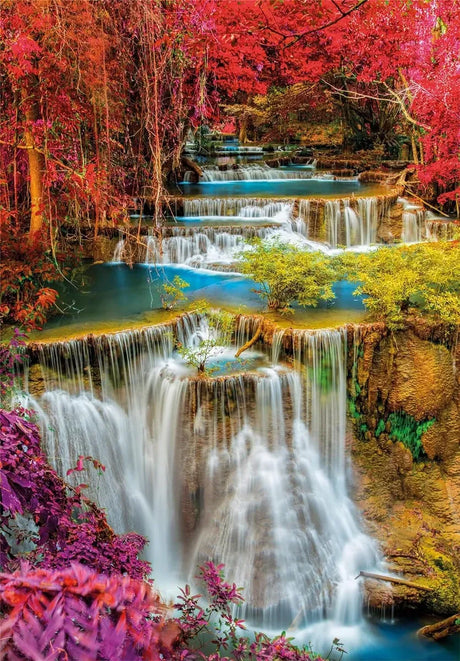 Puzzle Hqc Colourful Thai Falls 1000 Pzas 39821 Clementoni