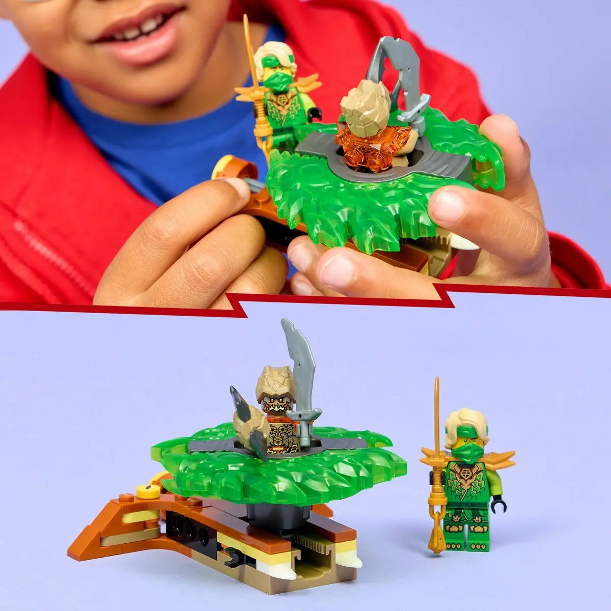 Lego Ninjago: Lloyd vs Spinner del Monstruo de Tierra 71850