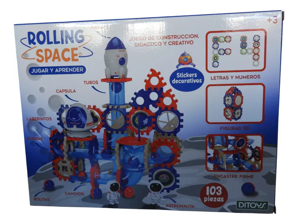 Rolling Space Laberinto de bolitas de 103 piezas 2848
