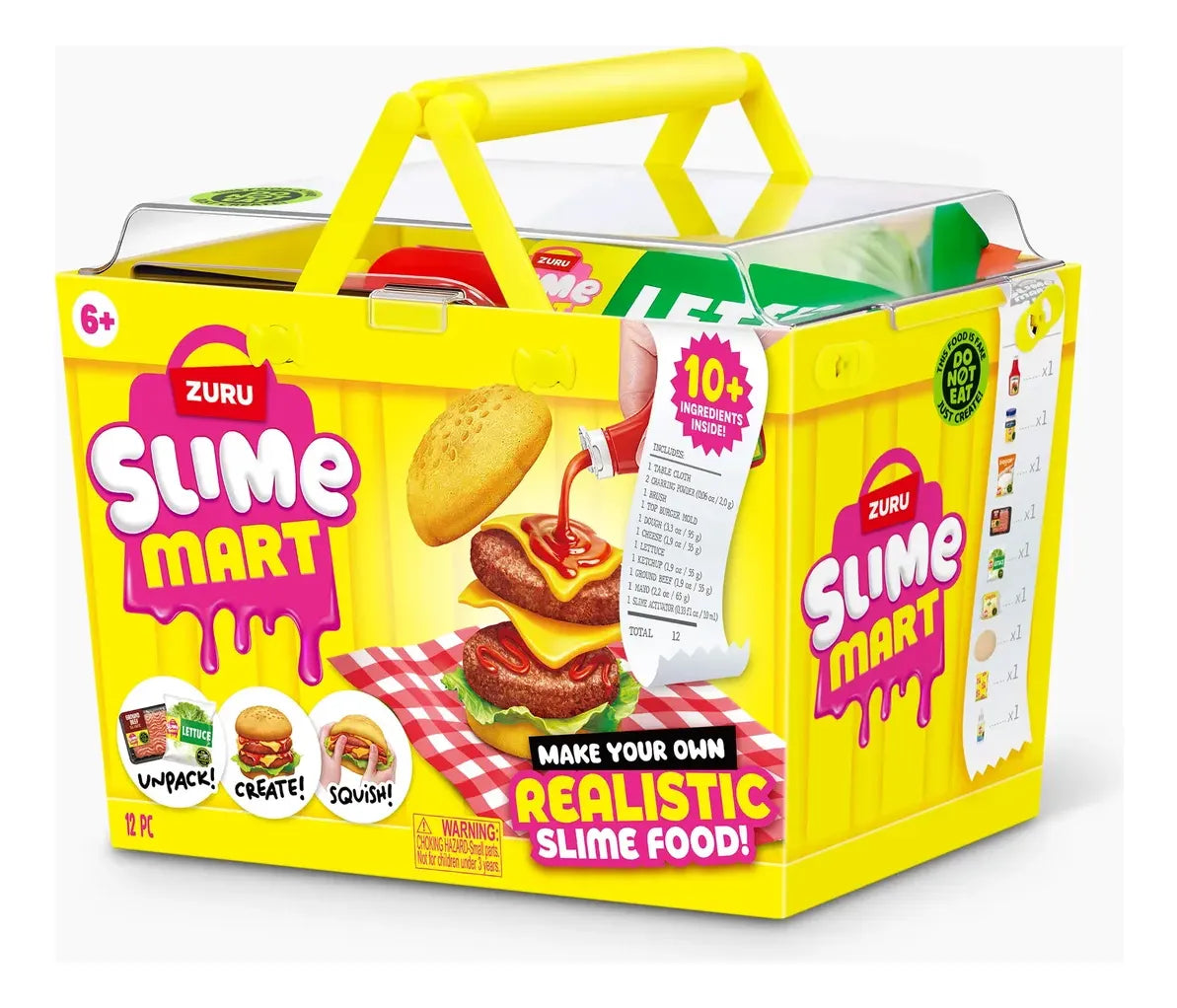 Slime Mart Canasto De Compras Crea Tu Hamburguesa/Pizza 6104